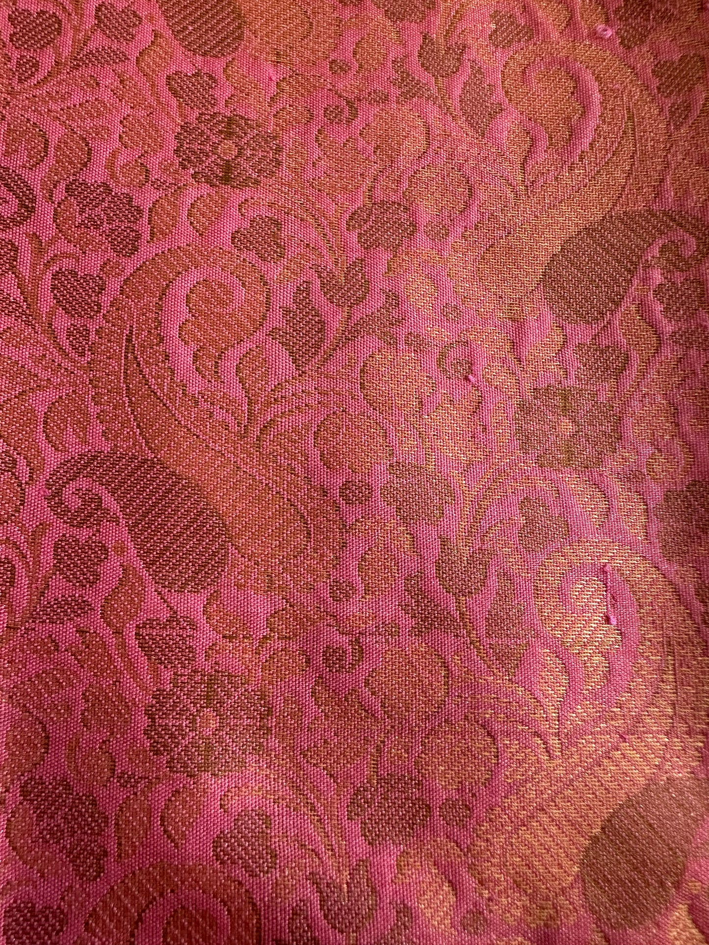 Pink Paisley Tanchui Saree