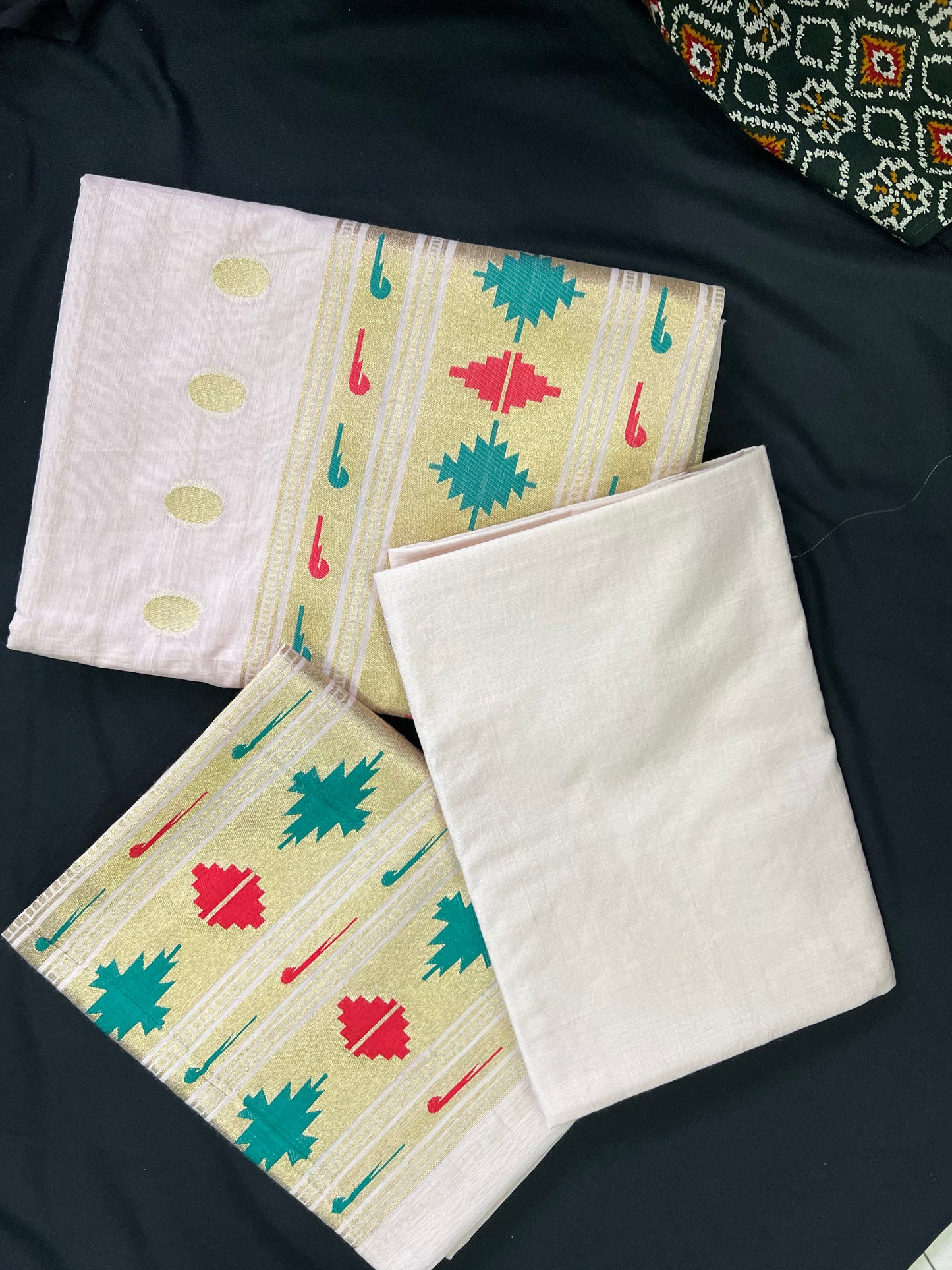 BANARASI COTTON SUIT SET- LILAC