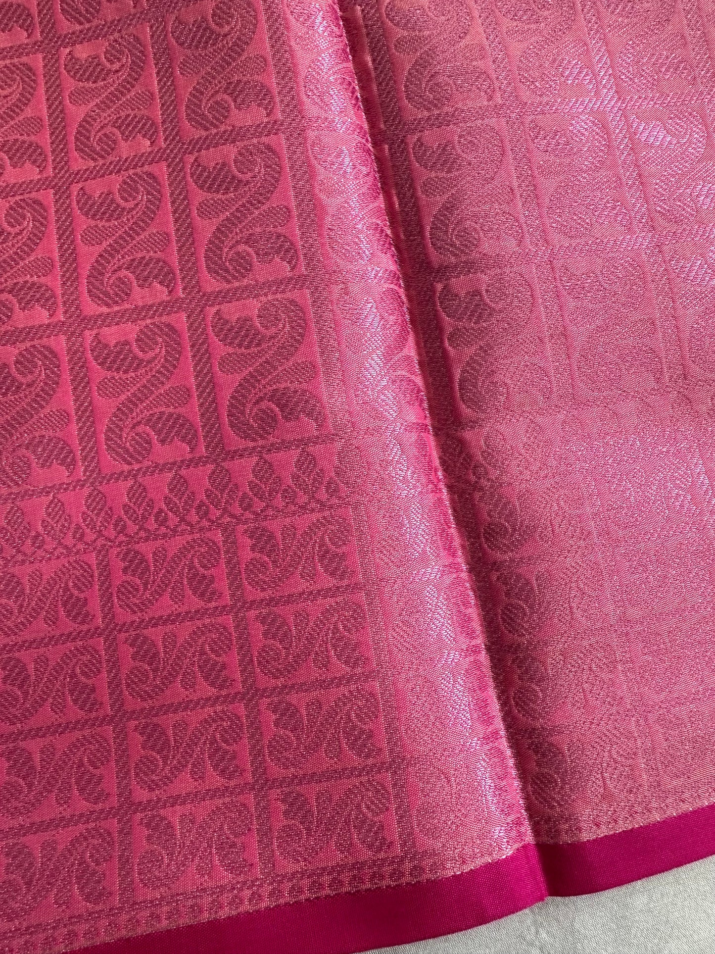 Pastel green Banarasi Silk Saree