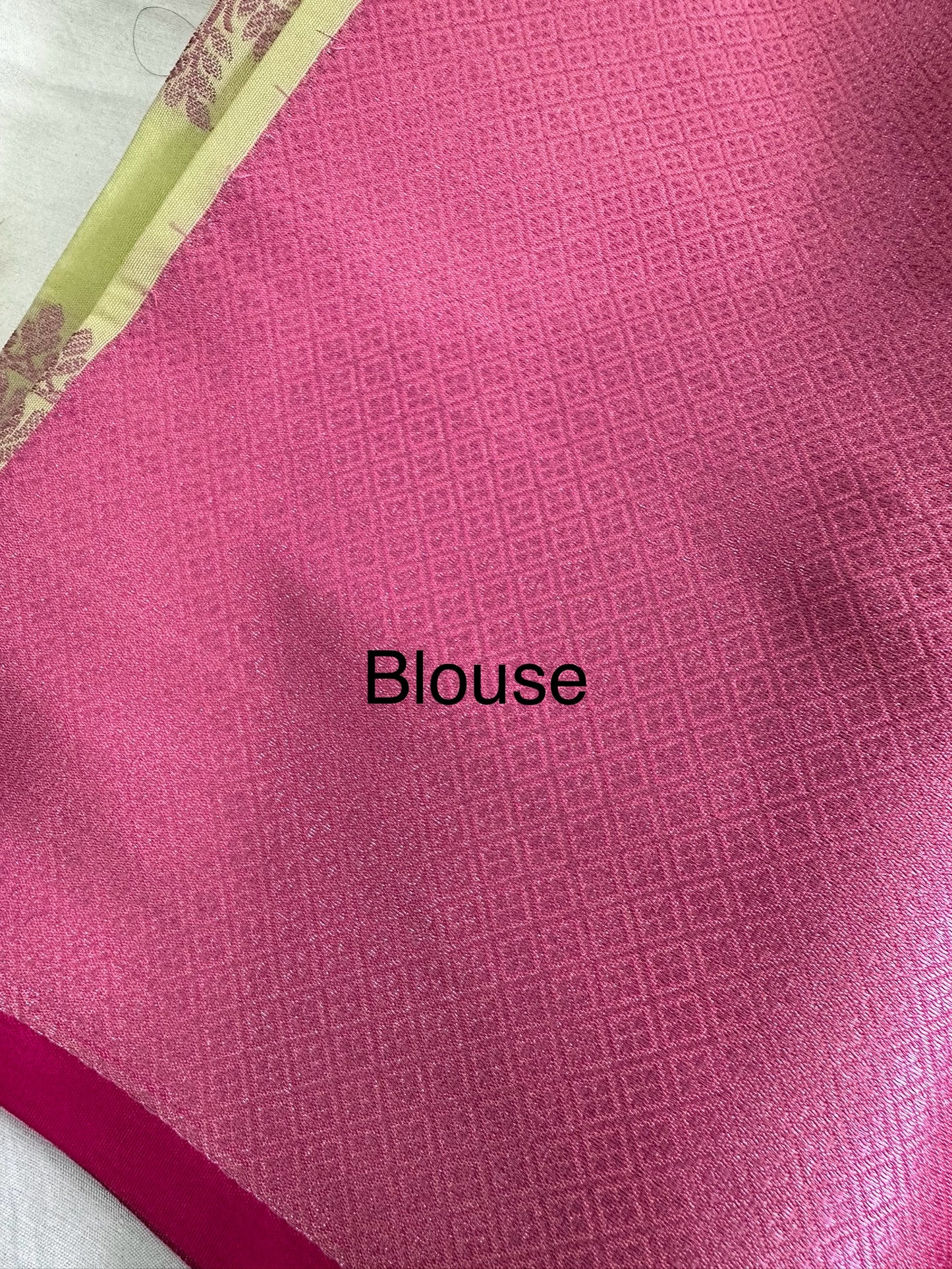 Pastel green Banarasi Silk Saree