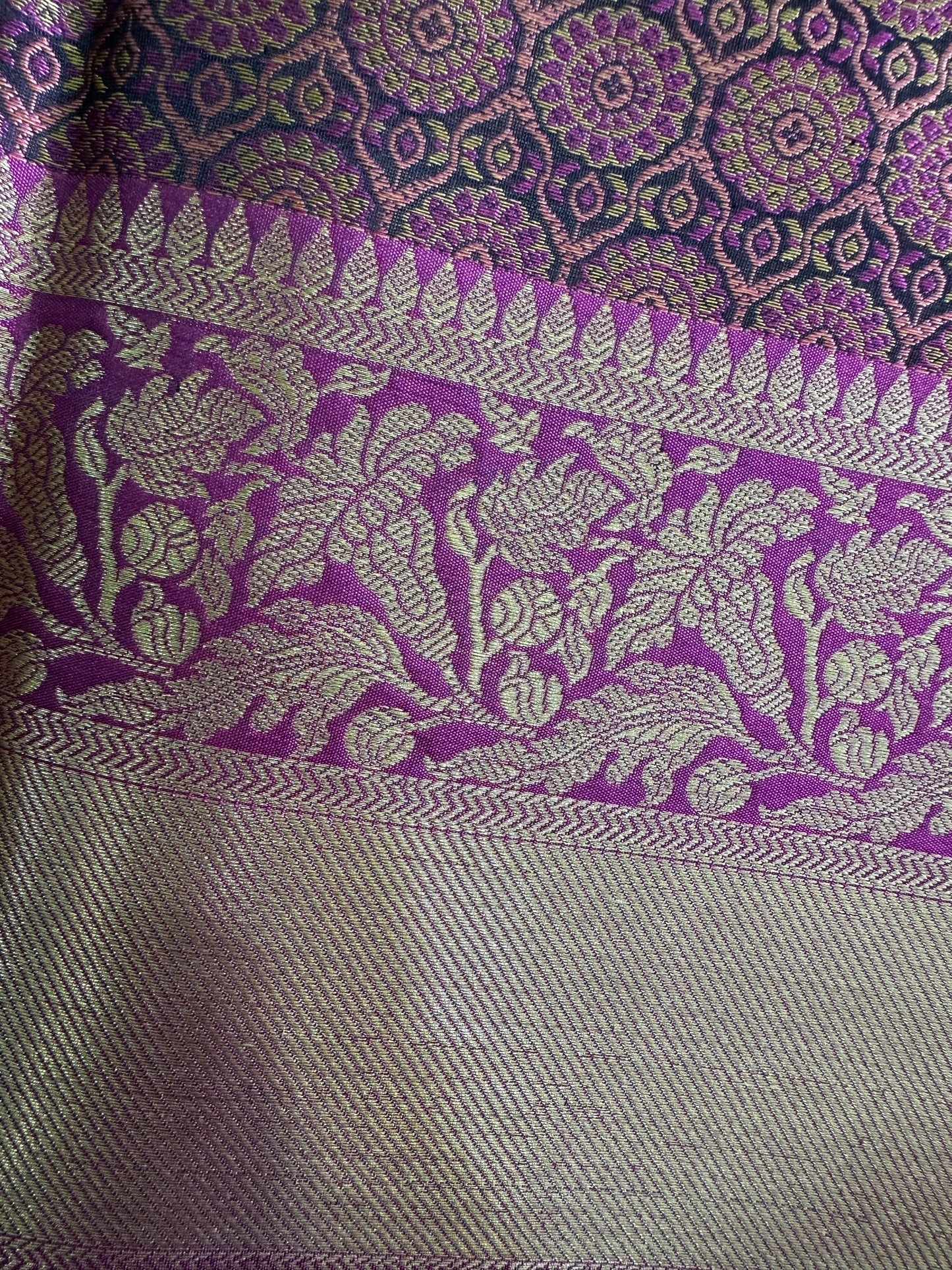 Magenta Pink Tanchui Saree