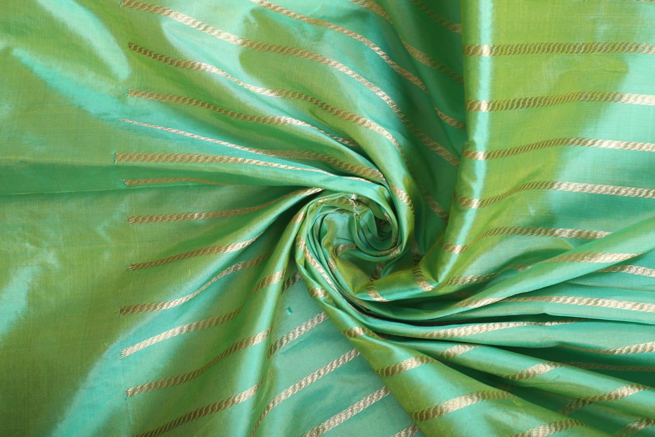 PURE KATAN SILK SAREE- MINT GREEN