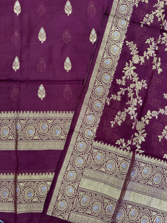 Wine Premium cotton suit set