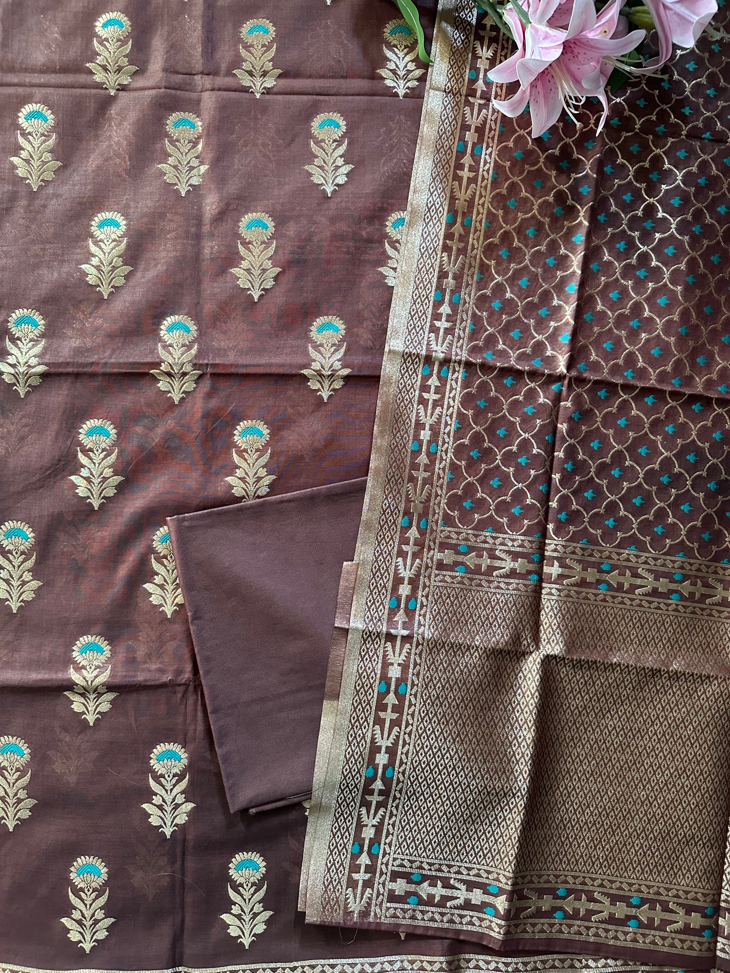 Beautiful brown suit