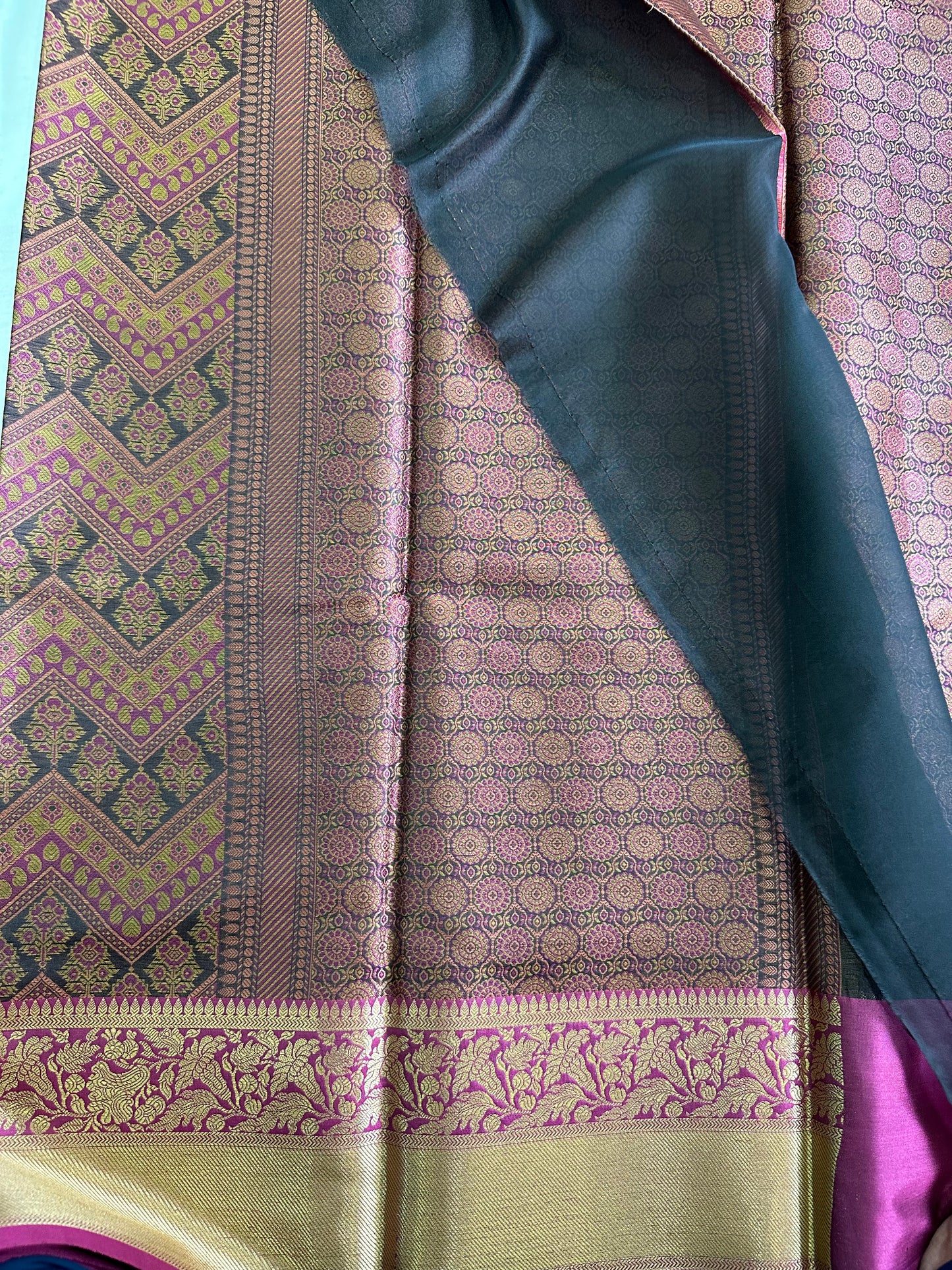 Magenta Pink Tanchui Saree