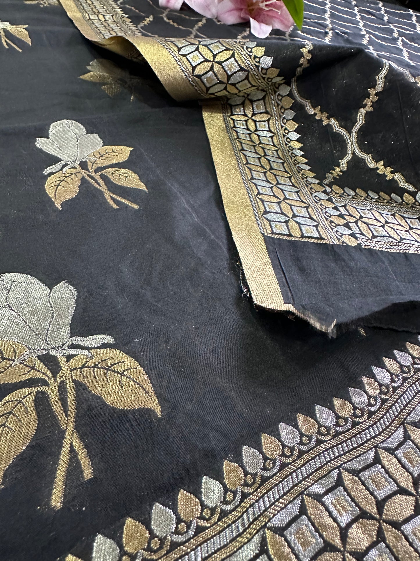 Black Premium Cotton Suit Set