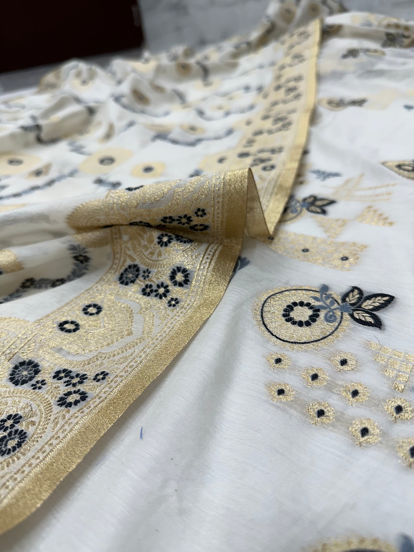 Black n White Premium Cotton Suit Set