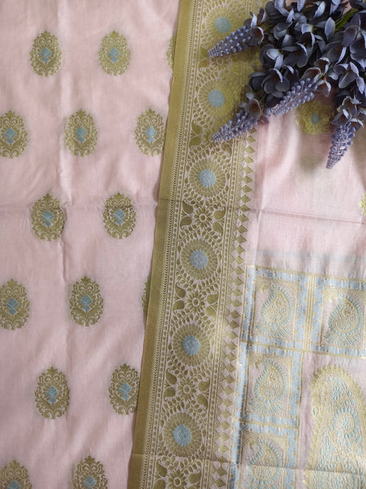 Pink Pure Cotton Suit Set