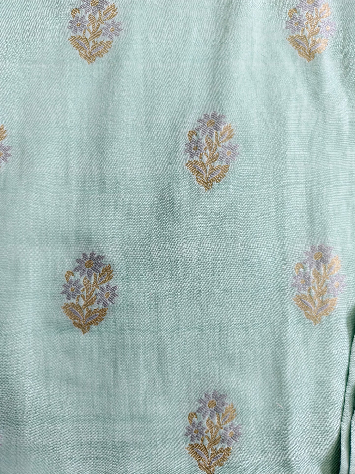 Pastel Blue Pure Cotton Suit Set