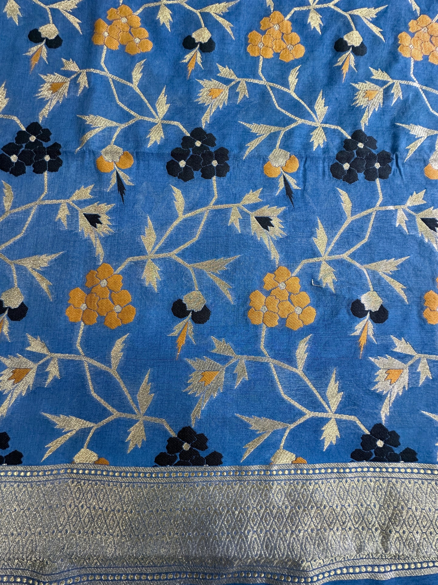 Blue Banarasi Cotton Suit (Copy)
