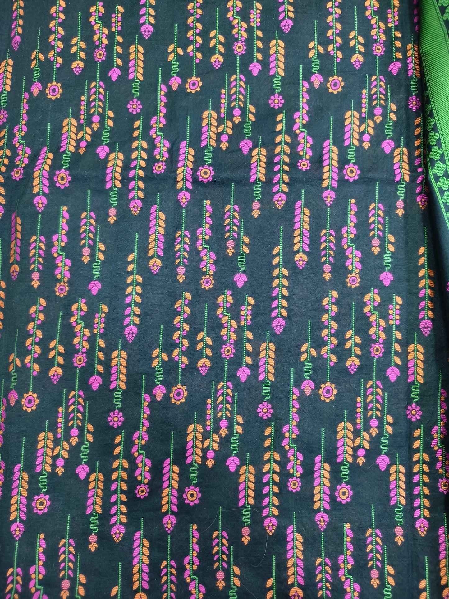 Black Banarasi Cotton Suit Set